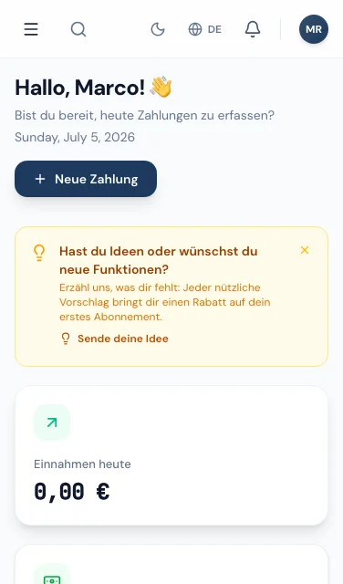 Dashboard Gestione Incassi
