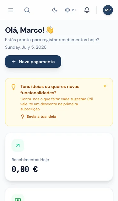 Dashboard Gestione Incassi