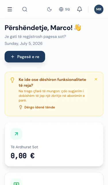 Pulti i Gestione Incassi